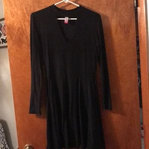 Black long sleeve dress